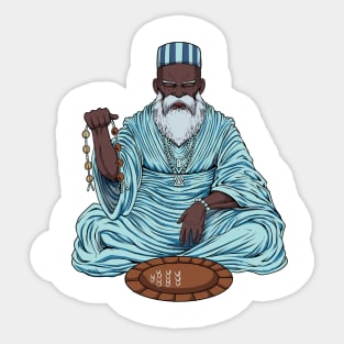 God of Yoruba religion - Orunmila Sticker